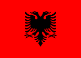 Albania scenery flag