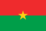 Burkina Faso scenery flag