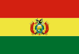 Bolivia scenery flag