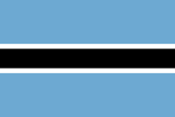 Botswana scenery flag