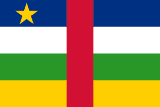 Central African Republic scenery flag