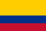 Colombia scenery flag