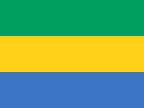 Gabon scenery flag