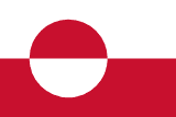 Greenland scenery flag