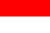 Indonesia scenery flag