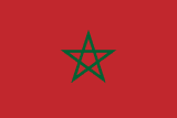 Morocco scenery flag