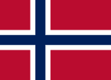 Norway scenery flag