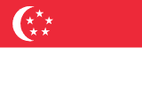 Singapore scenery flag