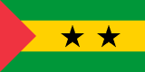 Sao Tome And Principe scenery flag